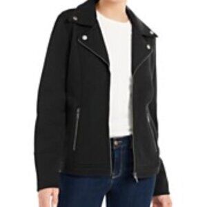 Style & Co Black Knit Moto Jacket - Size M - NWT in Original Package!